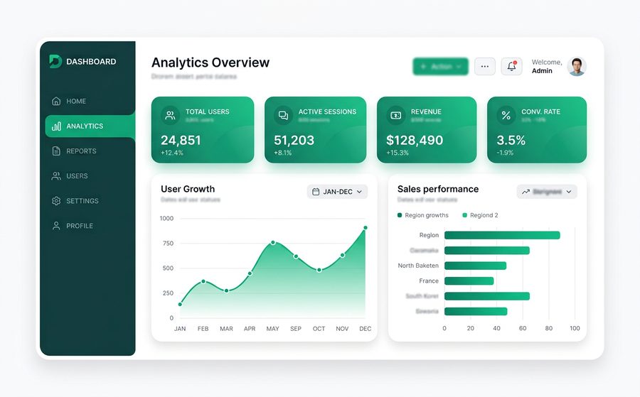 Admin Dashboard — project screenshot