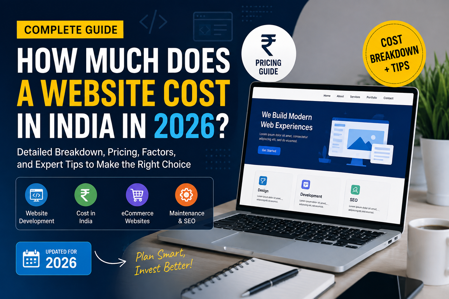 How Much Does a Website Cost in India in 2026
